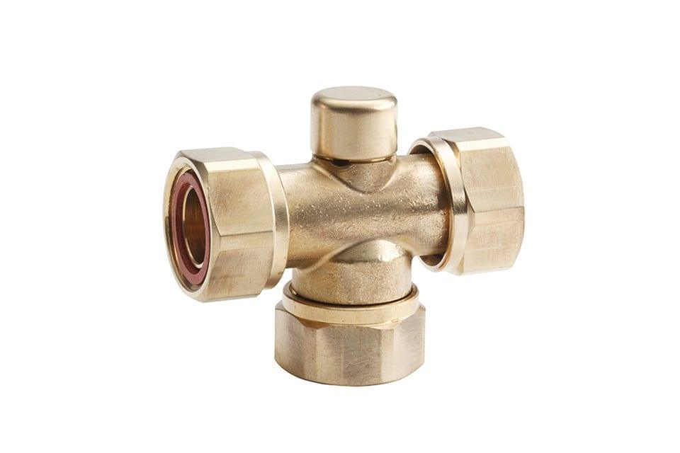 T-stuk inclusief beluchter en terugslagkleppen model 4403BA