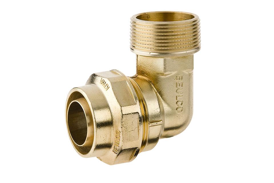 Kniekoppeling 77302 exclusief losse steunbus