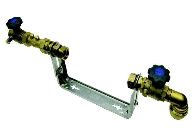 Aansluit-set verstelbaar haaks E233054